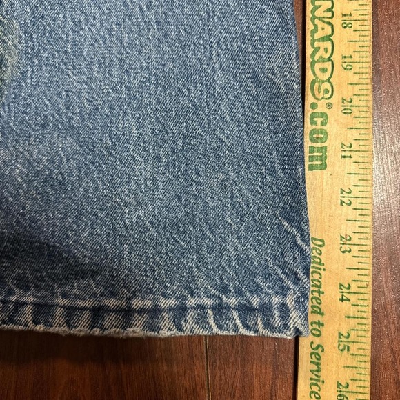 Vintage Levi's 515 Orange Tab Blue Bootcut Jeans Size Mens 34 x 25 - Picture 7 of 8